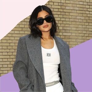 LOEWE Anagram Ribbed White Tank Top